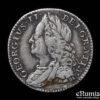 Great Britain, George II, Sixpence 1757, VF+