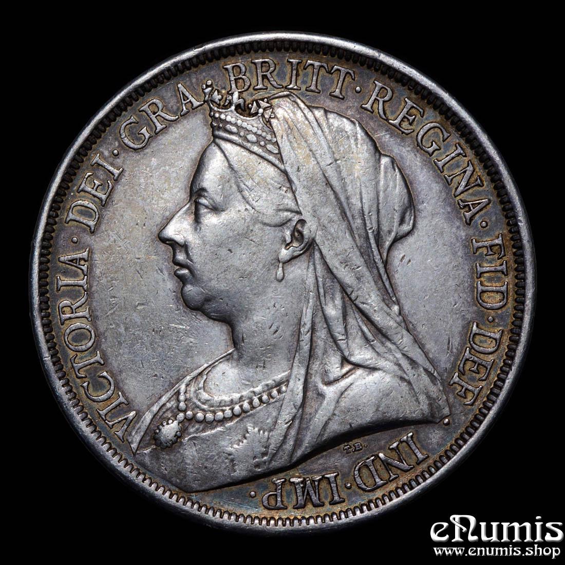 Great Britain, Victoria, Crown 1893, LVI, XF+