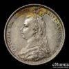 Great Britain, Victoria, Sixpence 1887, R over I in Victoria, Rare!, XF-UNC