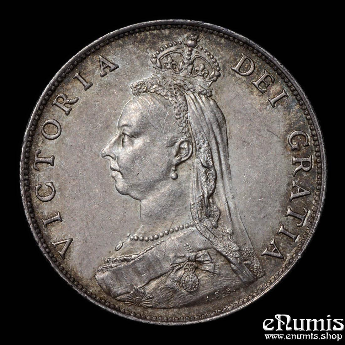 Great Britain, Victoria, Florin 1887, UNC