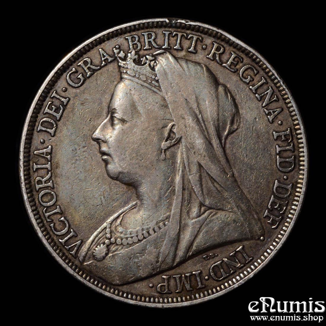 Great Britain, Victoria, Crown 1896, LX, 2+A, Scarce, toned, aXF