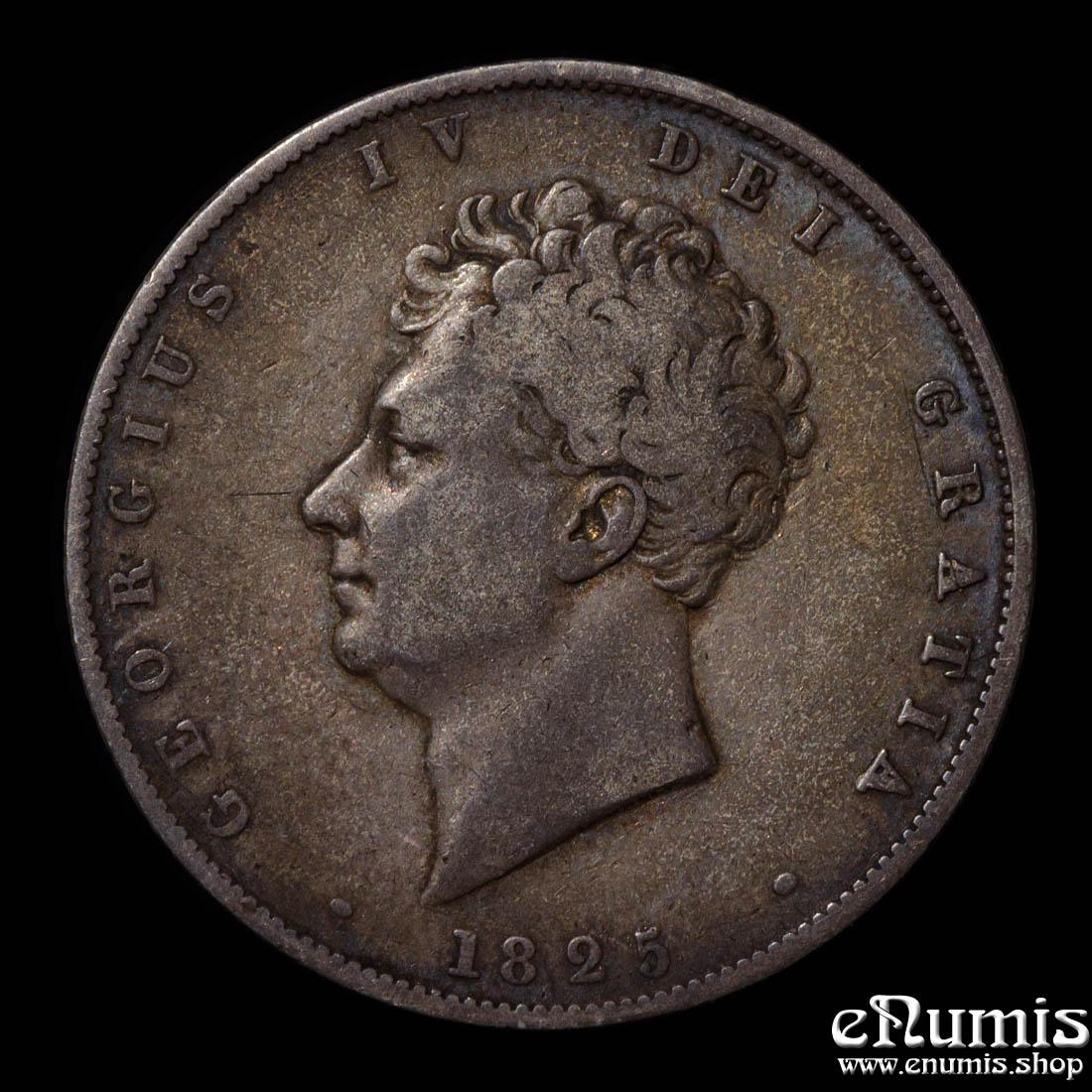 Great Britain, George IV, Halfcrown 1825, toned, VF+
