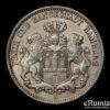 Germany, Hamburg, 3 Mark 1911, XF+