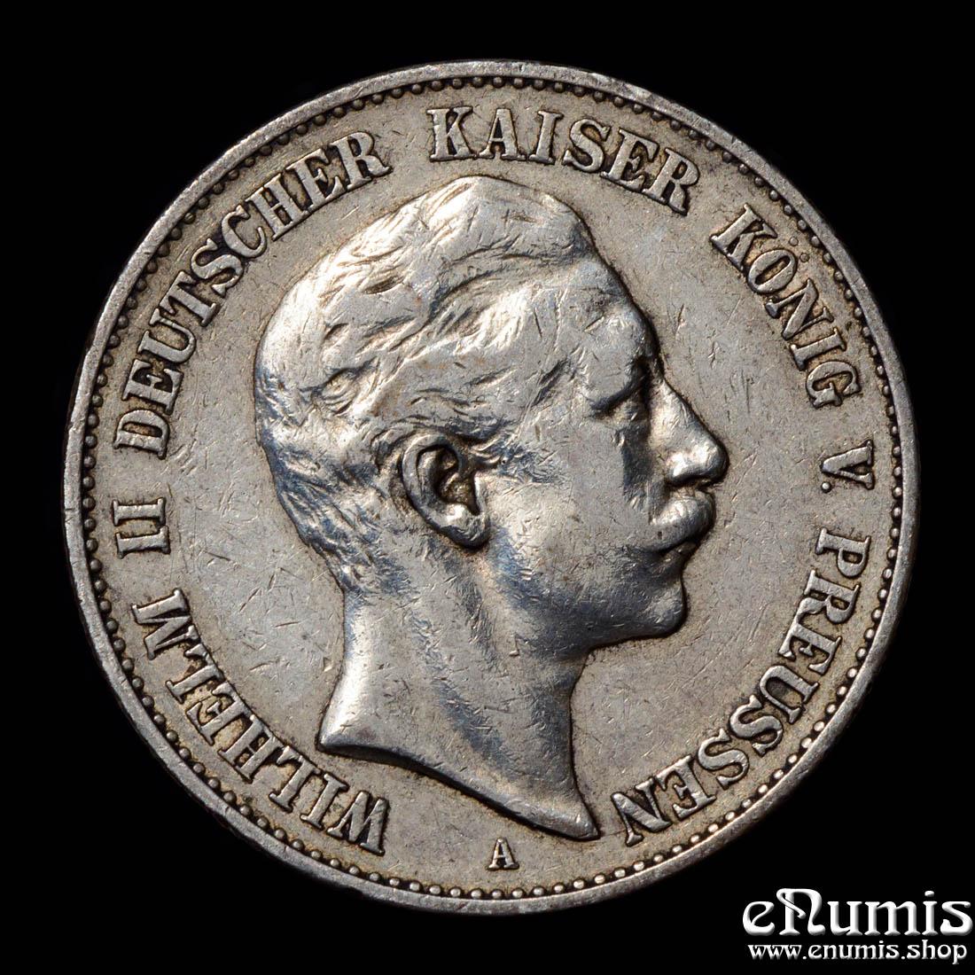 Germany, Prussia, Wilhelm II, 2 Mark 1899, better date, VF+