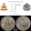 Germany, Hamburg, 3 Mark 1911, XF+