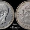 SPAIN, Alfonso XII, 5 Pesetas 1882/1 MS-M, VF+
