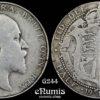 Great Britain, Edward VII, Halfcrown 1904, Rare!, Fine