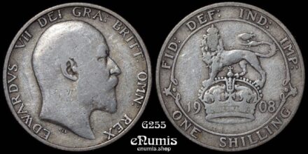 Great Britain, Edward VII, Shilling 1908, Scarce, Fine+