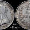 Great Britain, Victoria, Sixpence 1893, XF+ Great Britain, Victoria, Sixpence 1893, XF+