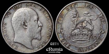Great Britain, Edward VII, Shilling 1902, aXF