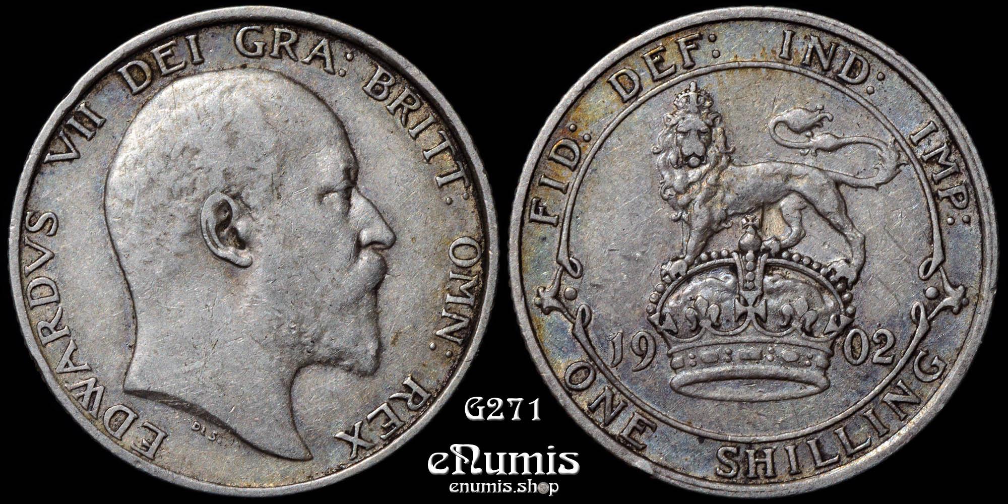 Great Britain, Edward VII, Shilling 1902, aXF
