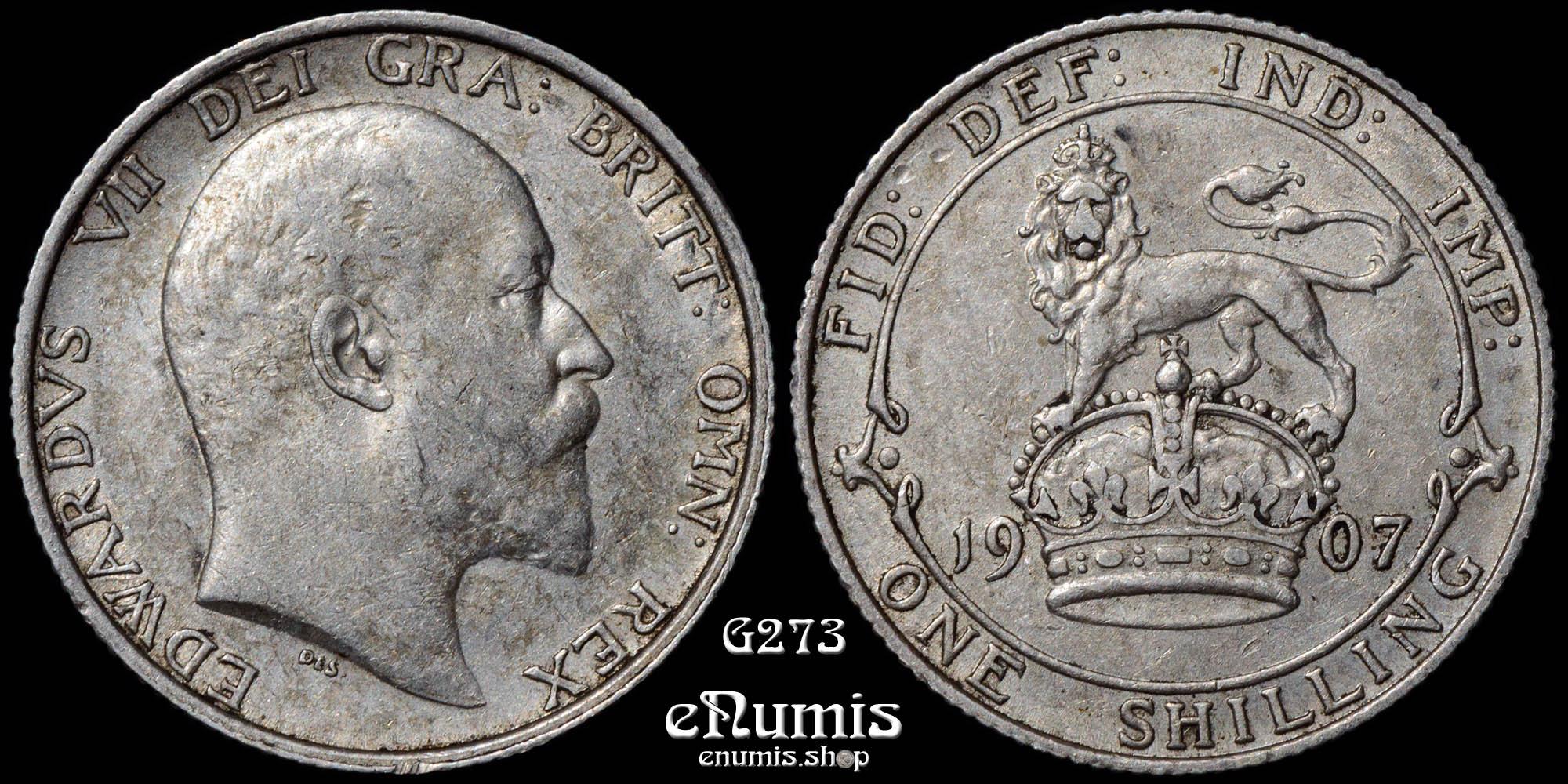 Great Britain, Edward VII, Shilling 1907, XF