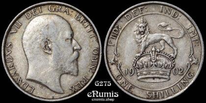 Great Britain, Edward VII, Shilling 1902, aXF