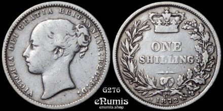 Great Britain, Victoria, Shilling 1872, die number 148, Fine