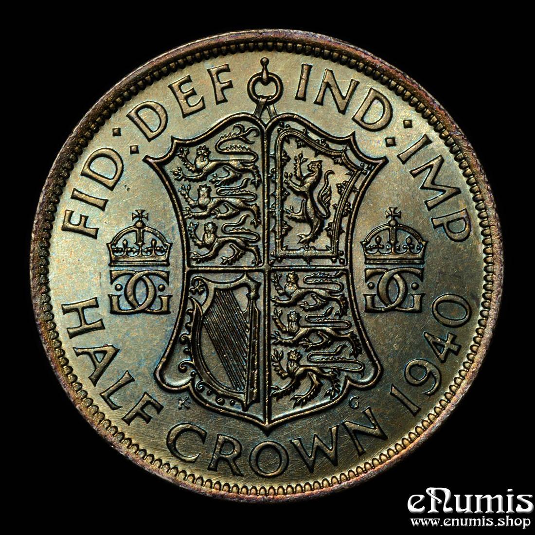 Great Britain, George VI, Halfcrown 1940, UNC