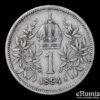 AUSTRIA, Franz Joseph I, 1 Corona 1894, VF