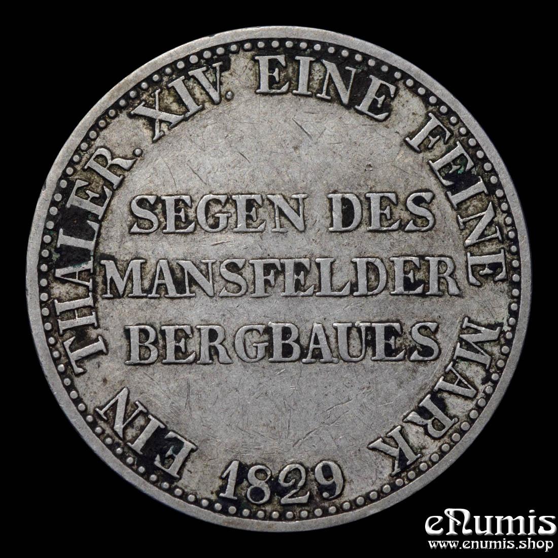 Germany, Prussia, Friedrich Wilhelm III, Taler 1829, Mining, VF+ Germany, Prussia, Friedrich Wilhelm III, Taler 1829, Mining, VF+