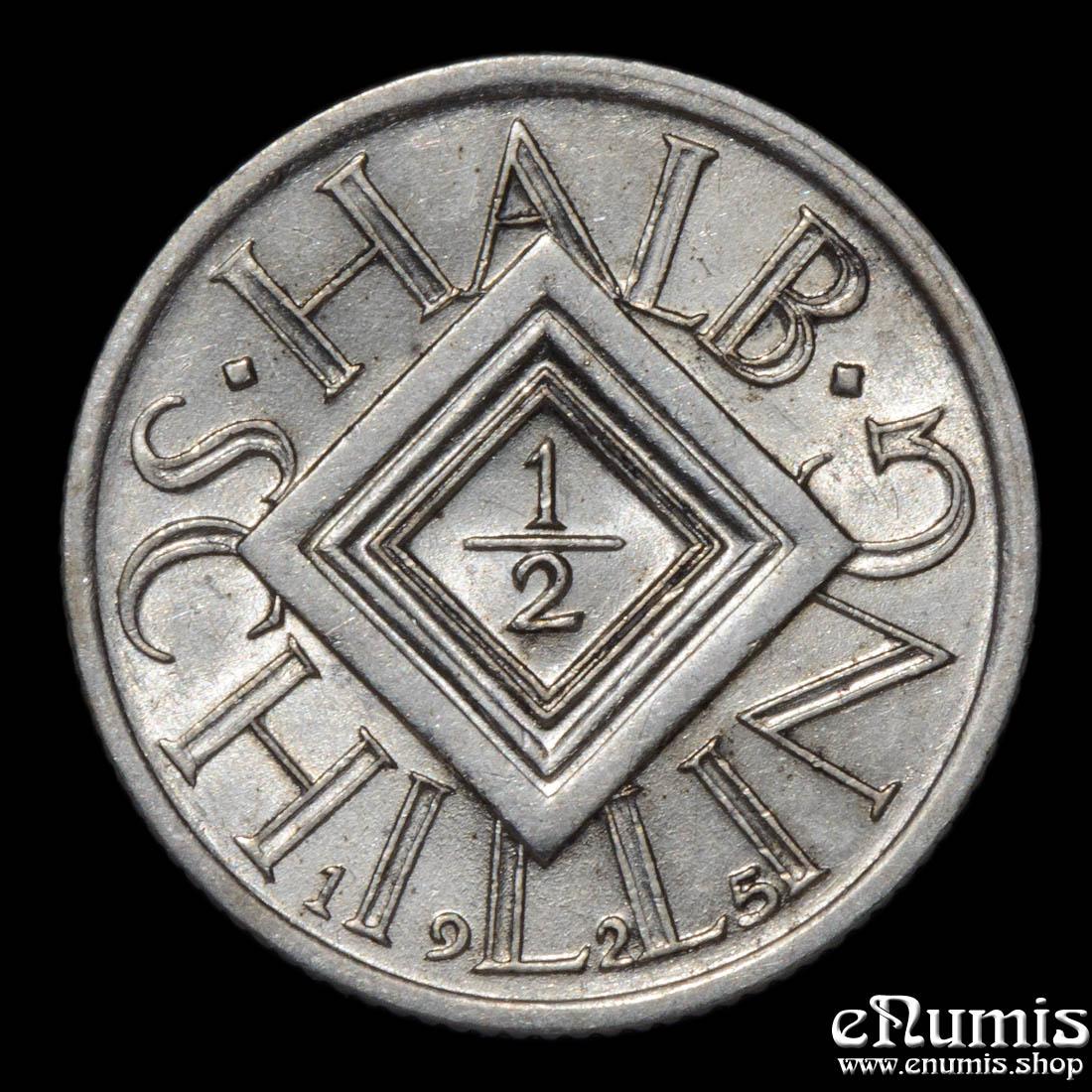 AUSTRIA, 1/2 Schilling 1925, silver, UNC AUSTRIA, 1/2 Schilling 1925, silver, UNC