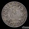 BELGIUM, Albert I, 1 Franc 1911, DES BELGES, VF+