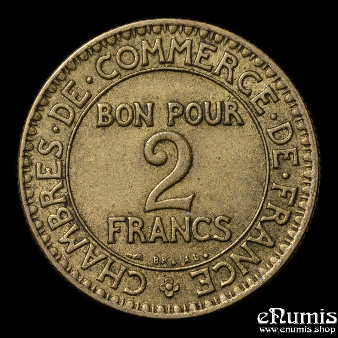 FRANCE, Third Republic, 2 Francs 1924, aUNC