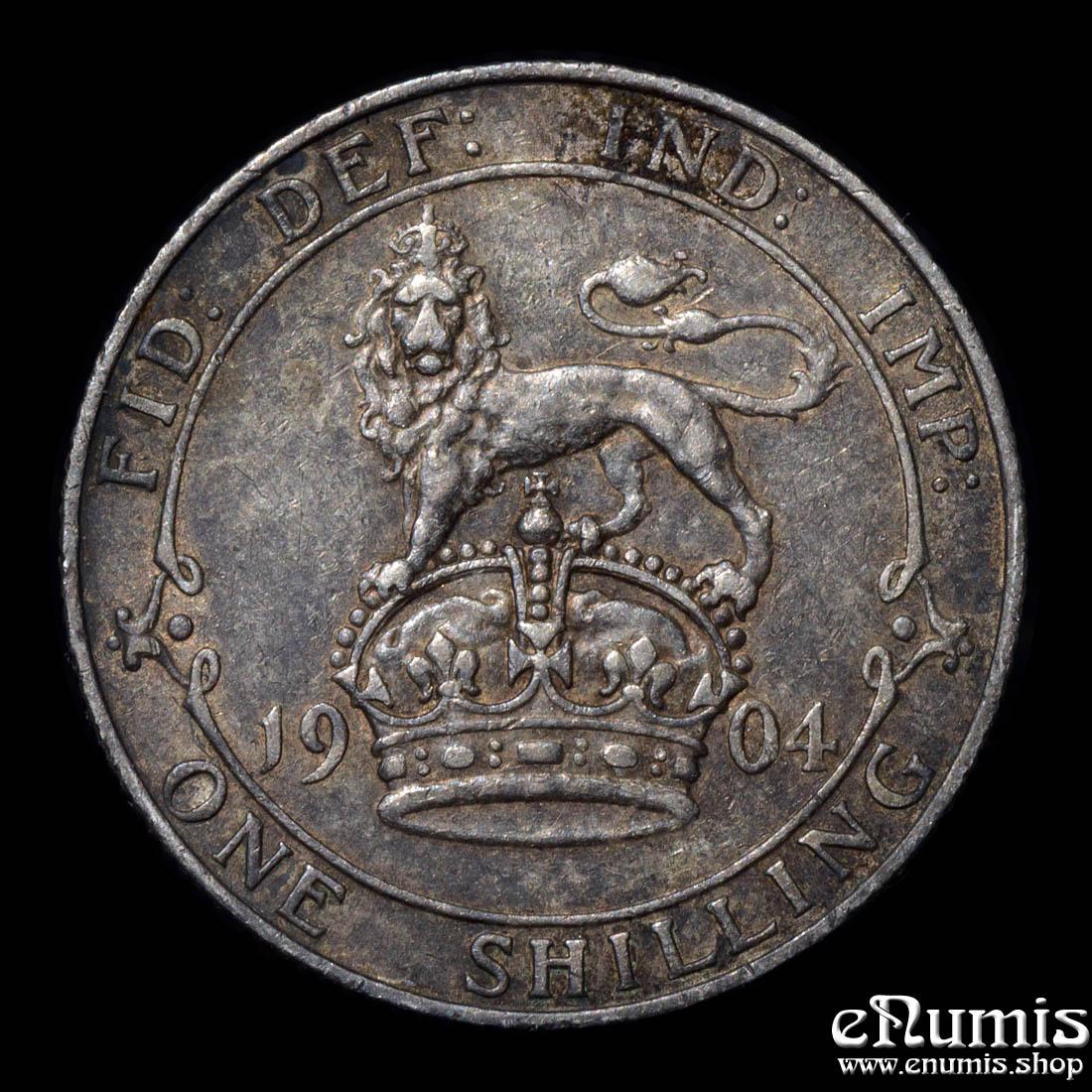Great Britain, Edward VII, Shilling 1904, Rare!, XF+