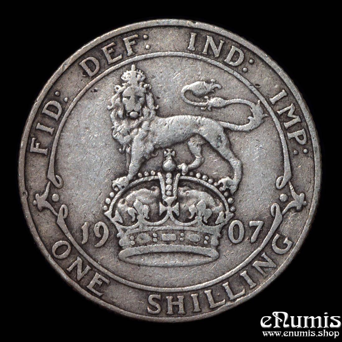Great Britain, Edward VII, Shilling 1907, VF