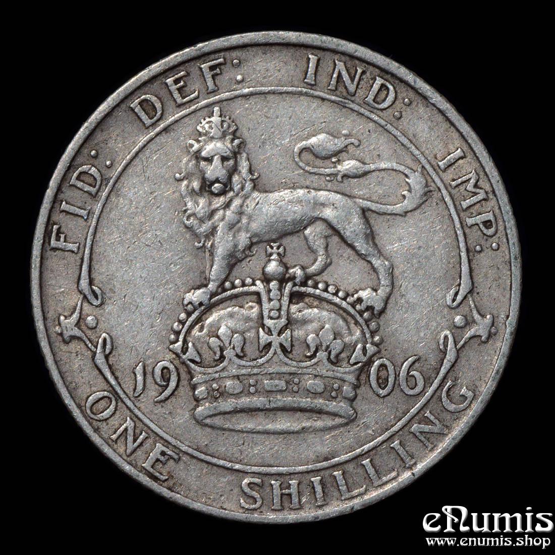 Great Britain, Edward VII, Shilling 1906, VF Great Britain, Edward VII, Shilling 1906, VF