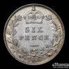 Great Britain, Victoria, Sixpence 1889, XF-UNC