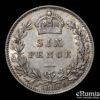 Great Britain, Victoria, Sixpence 1889, XF-UNC