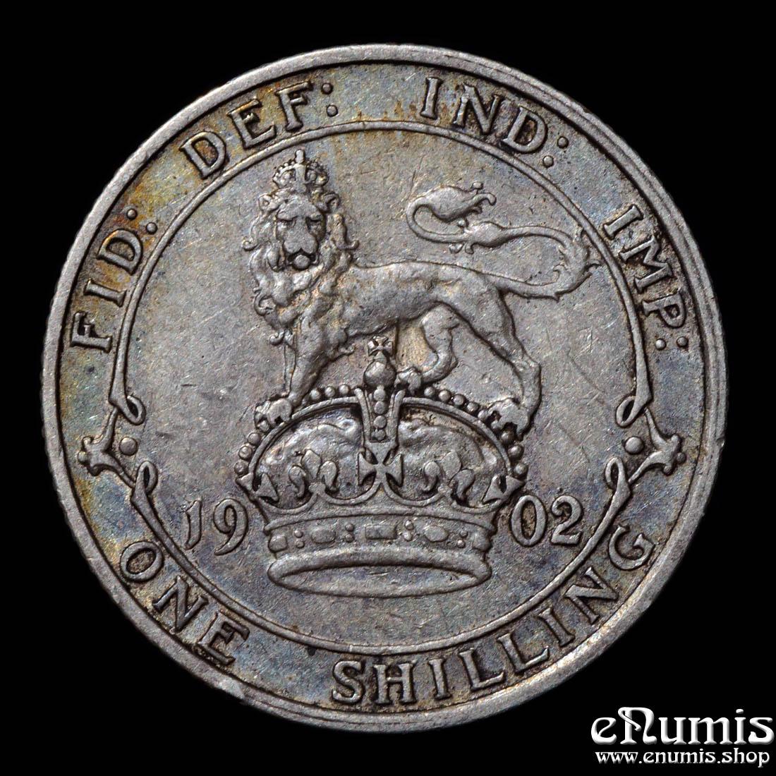Great Britain, Edward VII, Shilling 1902, aXF
