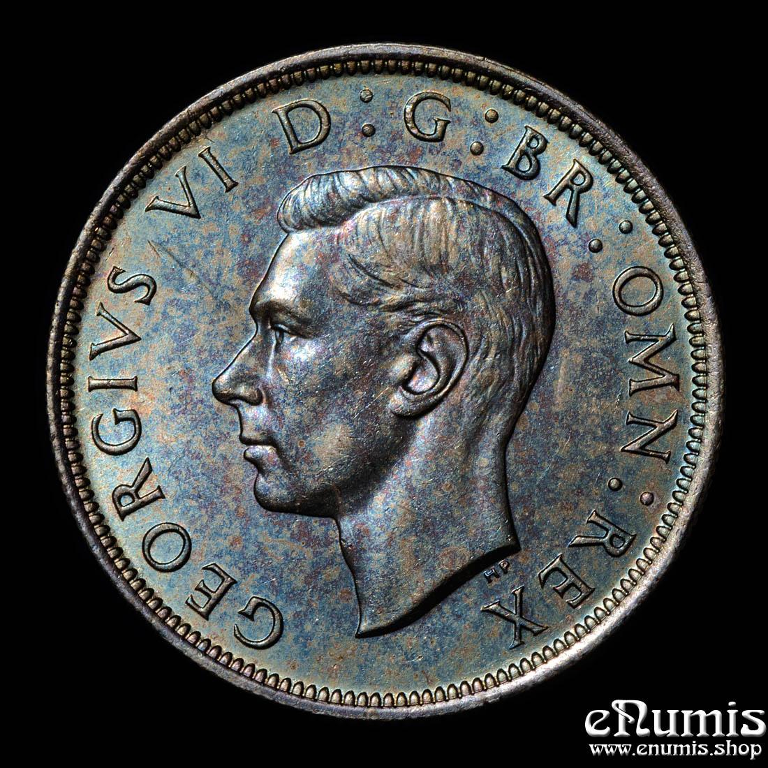 Great Britain, George VI, Halfcrown 1940, UNC