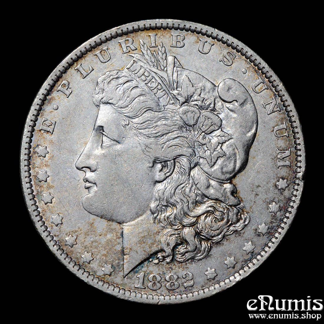 USA, $1 Morgan Dollar 1882 O, New Orleans, XF-UNC USA, $1 Morgan Dollar 1882 O, New Orleans, XF-UNC