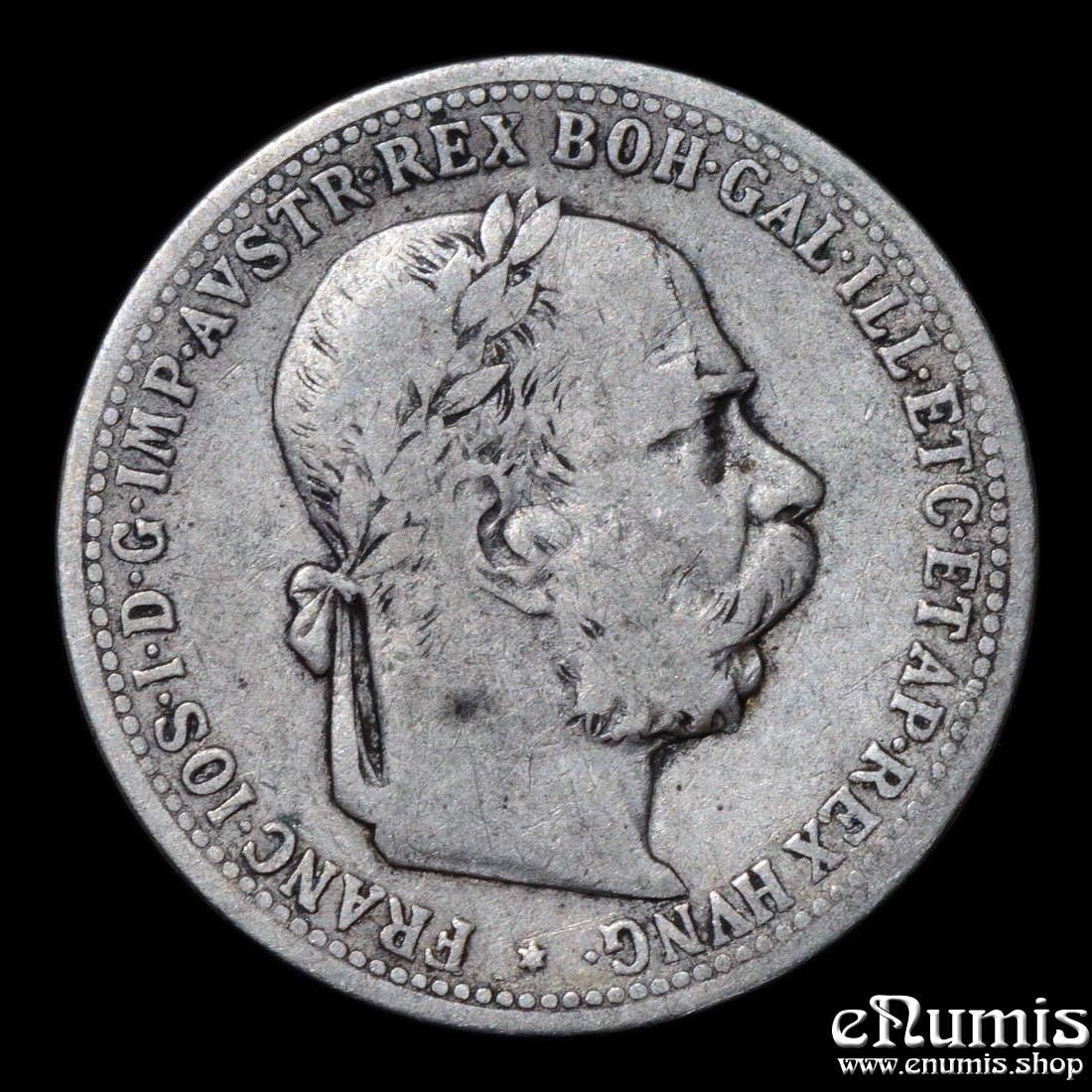 AUSTRIA, Franz Joseph I, 1 Corona 1894, VF