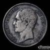 BELGIUM, Leopold I, 5 Francs 1850, dot above year, VF