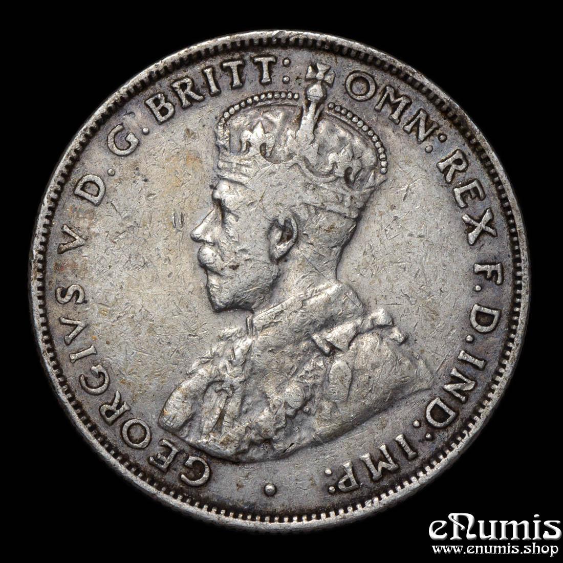 AUSTRALIA, George V, Florin 1931, VF+