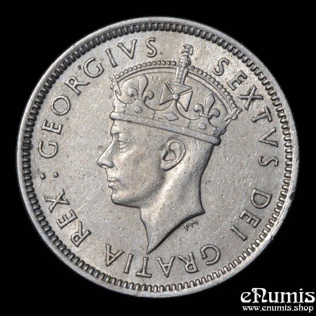 CYPRUS, George VI, Shilling 1949, XF-UNC