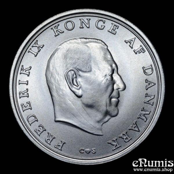 DENMARK, Frederick IX, 10 Kroner 1968, Wedding, UNC