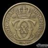 DENMARK, Christian X, 1 Krone 1940 N GJ, XF