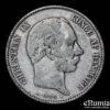 DENMARK, Christian IX, 2 Kroner 1875 HC//CS, VF