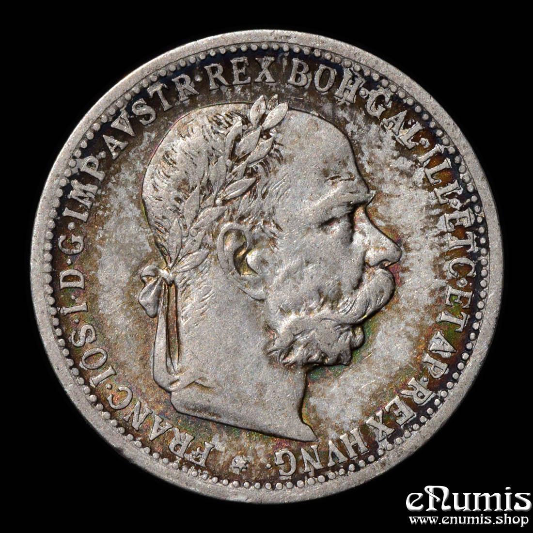 AUSTRIA, Franz Joseph I, 1 Corona 1899, aXF