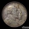 SWEDEN, Oscar II, Silver Medal 1907, Golden Wedding Anniversary, XF-UNC SWEDEN, Oscar II, Silver Medal 1907, Golden Wedding Anniversary, XF-UNC