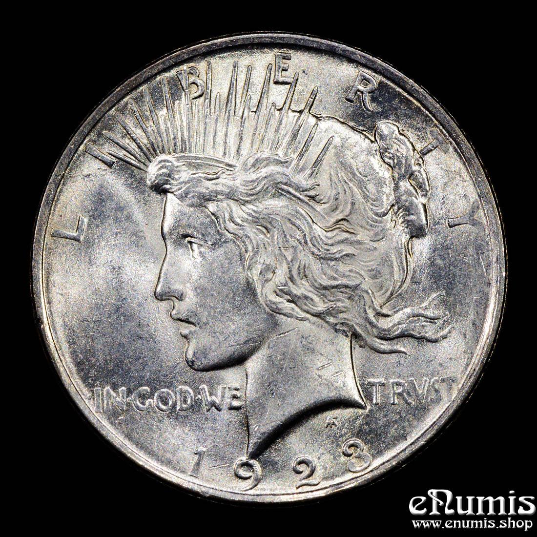USA, $1 Peace Dollar 1923, Philadelphia, UNC USA, $1 Peace Dollar 1923, Philadelphia, UNC