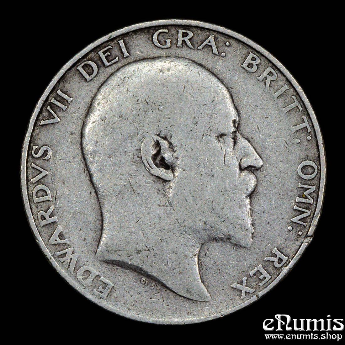 Great Britain, Edward VII, Halfcrown 1903, Rare!, Fine