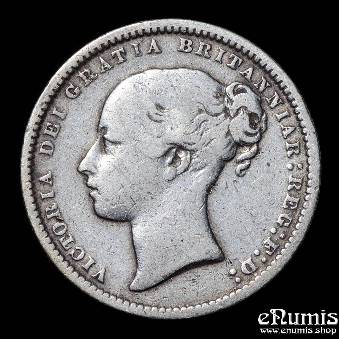 Great Britain, Victoria, Shilling 1872, die number 148, Fine