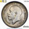 Great Britain, George V, Halfcrown 1911, PCGS MS 64