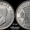 Great Britain, George VI, Halfcrown 1946, silver, aUNC