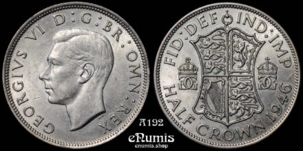 Great Britain, George VI, Halfcrown 1946, silver, aUNC