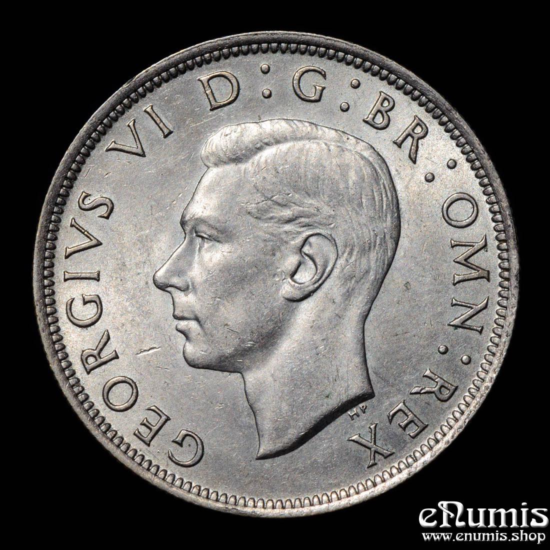 Great Britain, George VI, Halfcrown 1946, silver, aUNC
