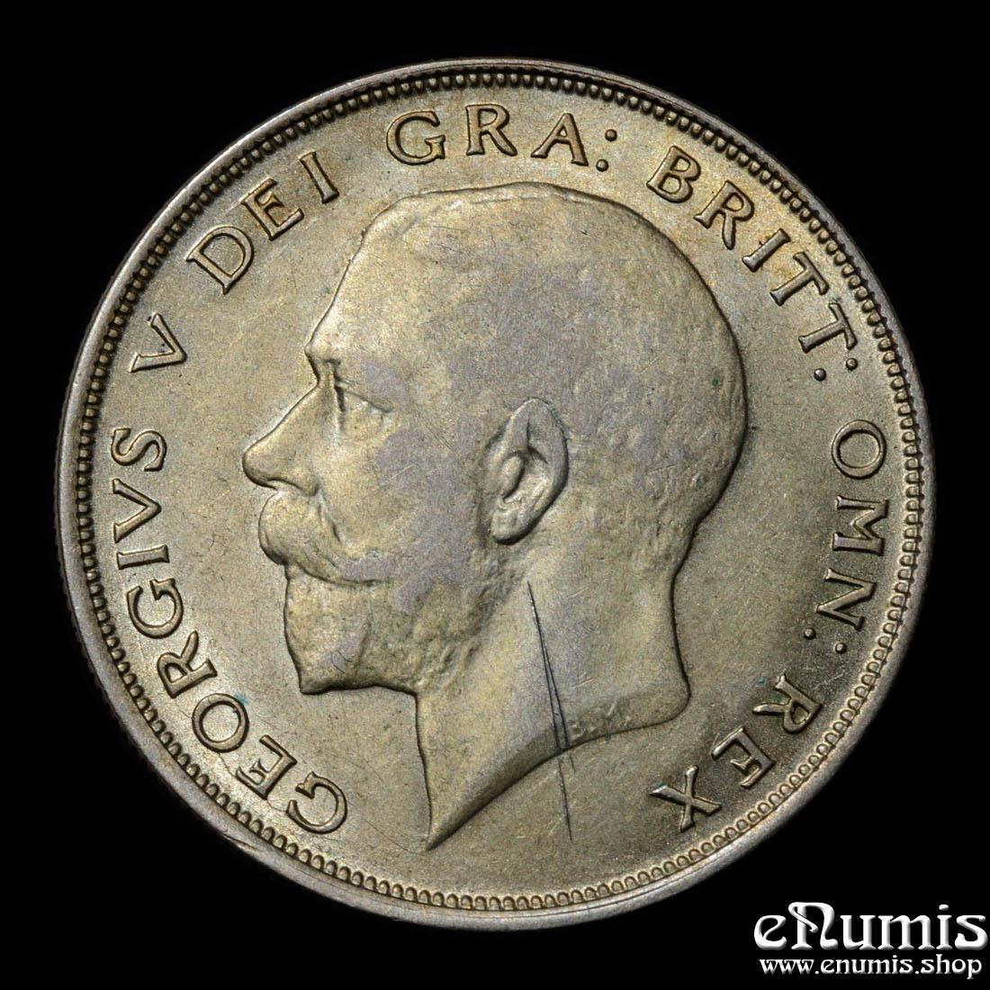 Great Britain, George V, Halfcrown 1920, 3+A, aUNC