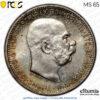 AUSTRIA, Franz Joseph I, 1 Corona 1915, PCGS MS 65 AUSTRIA, Franz Joseph I, 1 Corona 1915, PCGS MS 65